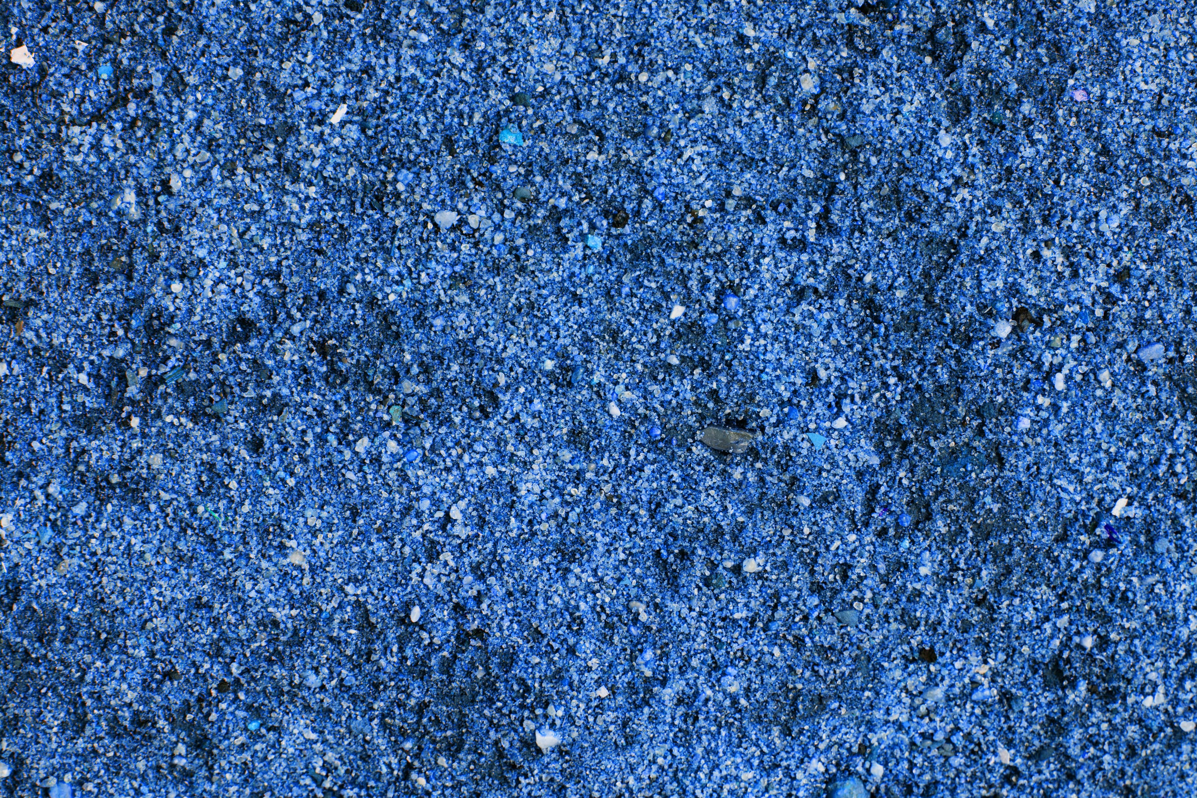 Blue flake epoxy floor texture by Colin Coatings, Des Moines, Iowa