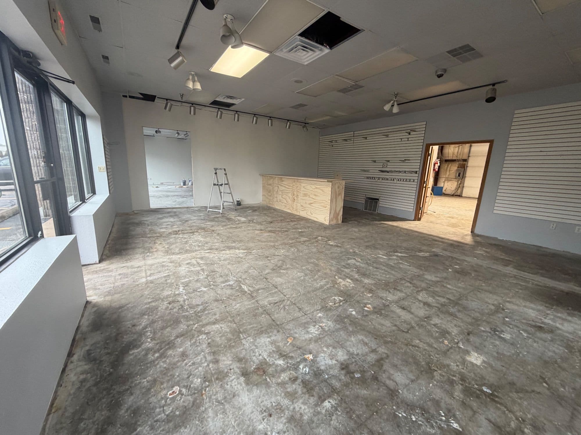 Old Concrete flooring Clive