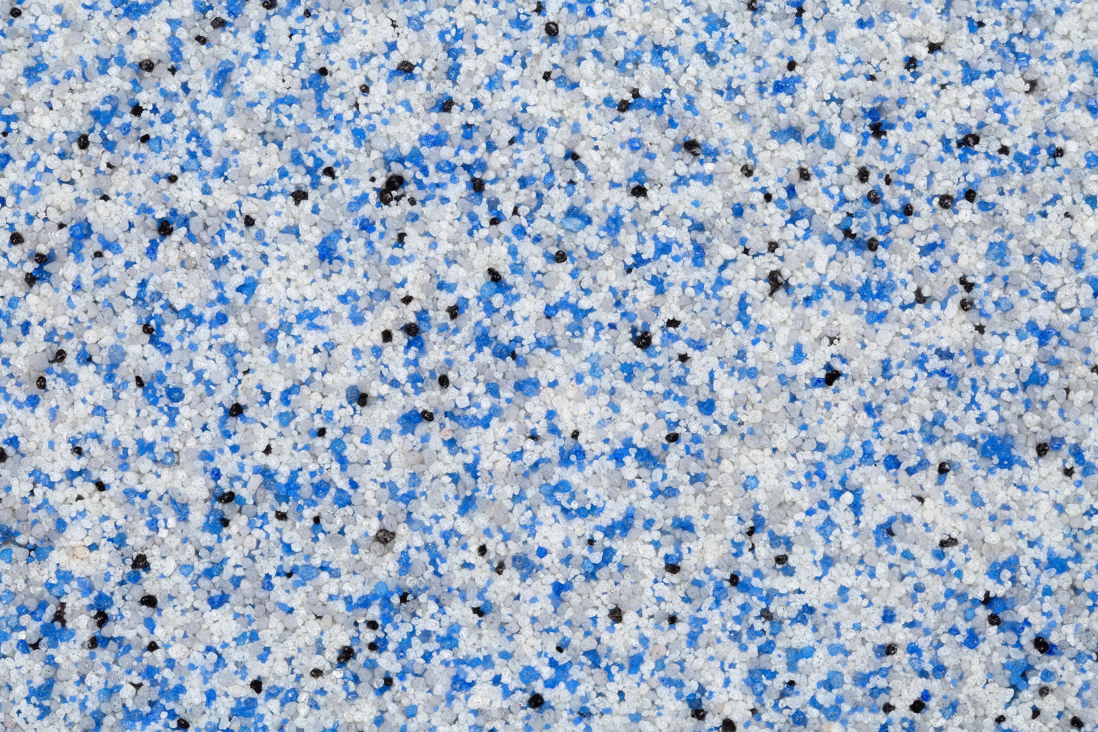 Blue and white flake floor coating texture by Colin Coatings, Des Moines, Iowa
